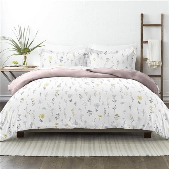 Linen Market Twin Duvet Cover (Pink)-Experience Hotel-Like Comfort with Softness